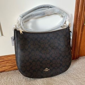 coach lightweight signature elle hobo